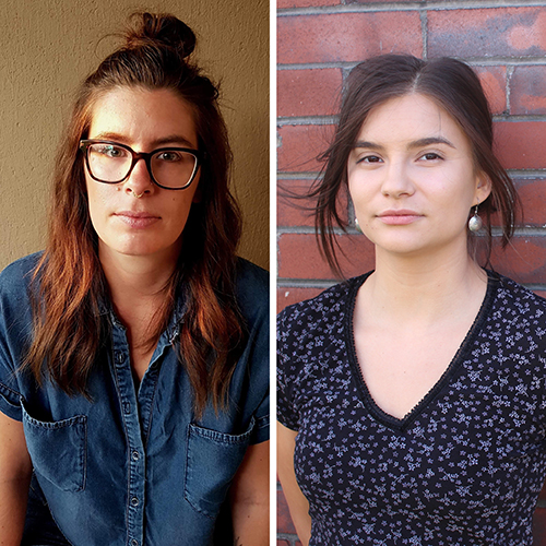 Jessica Johns and Selina Boan