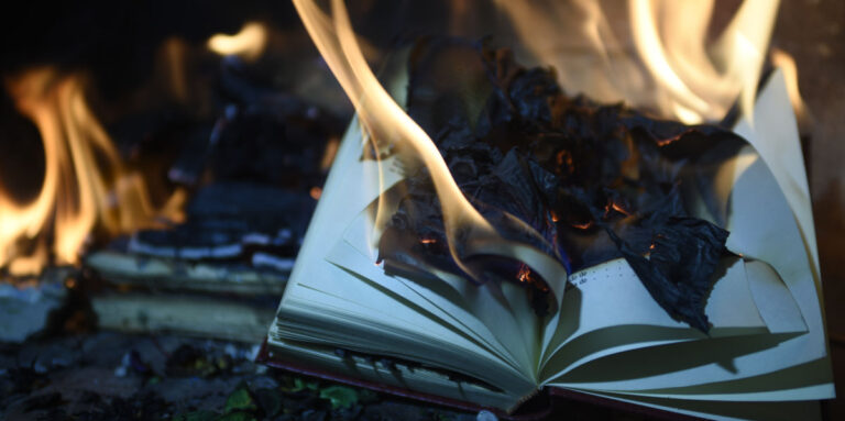 Burning book